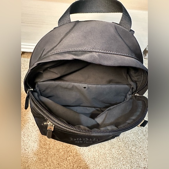 Kate Spade black Nylon back pack purse - Picture 3 of 5